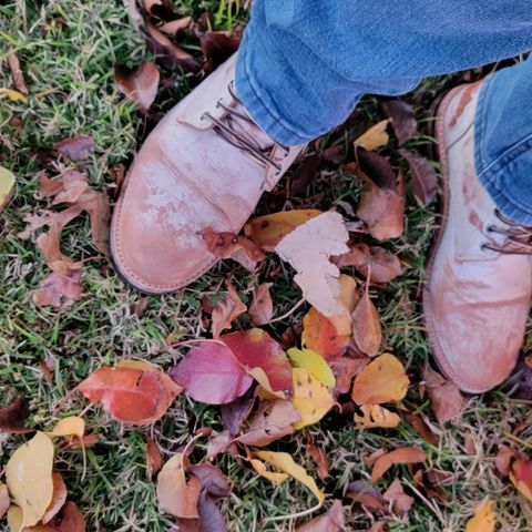 Oak Street Bootmakers Trench Boot in Volpi Whitewash Overdye Abetone
