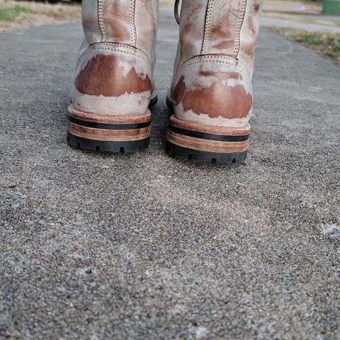 Oak Street Bootmakers Trench Boot in Volpi Whitewash Overdye Abetone