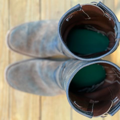 Unsung U 22-2 Engineer Boot in Horween Natural Chromexcel Horsehide Roughout