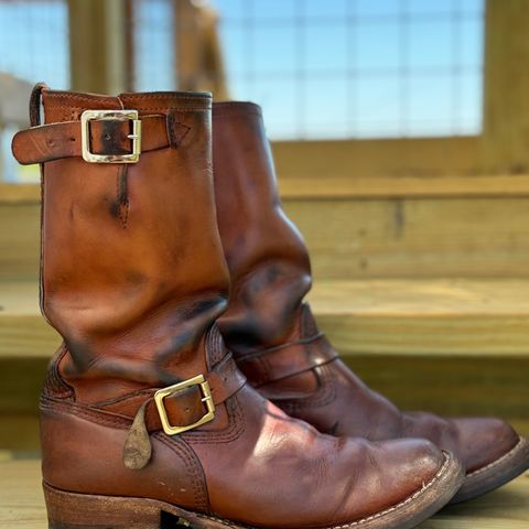Wesco Unknown Model in Wickett & Craig Natural Veg Tan