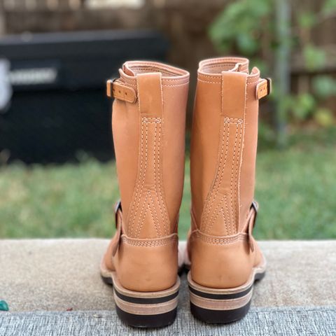 Wesco Boss Engineer Boot in Horween Natural Essex