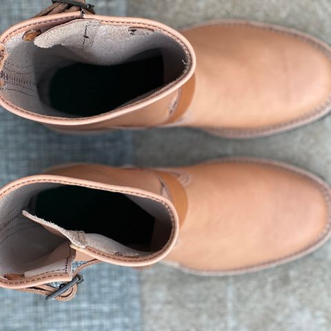 Wesco Boss Engineer Boot in Horween Natural Essex