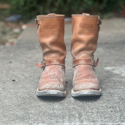 Wesco Boss Engineer Boot in Horween Natural Essex