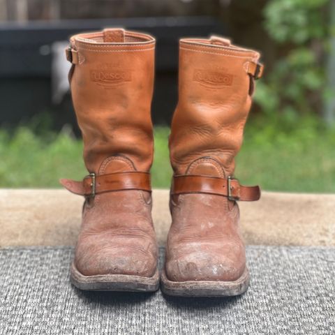Wesco Boss Engineer Boot in Horween Natural Essex
