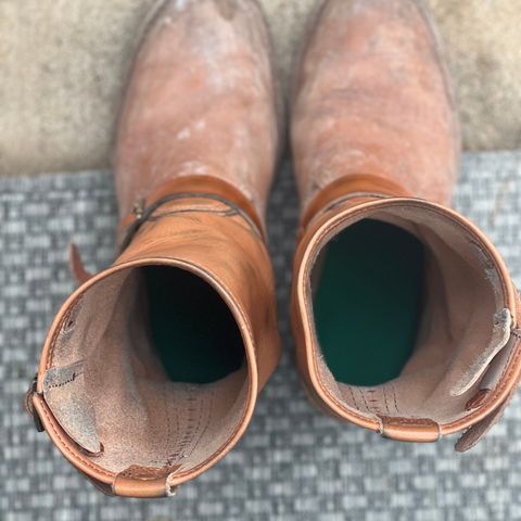 Wesco Boss Engineer Boot in Horween Natural Essex