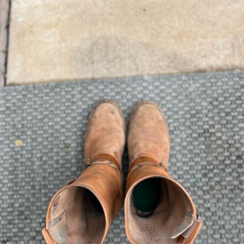 Wesco Boss Engineer Boot in Horween Natural Essex