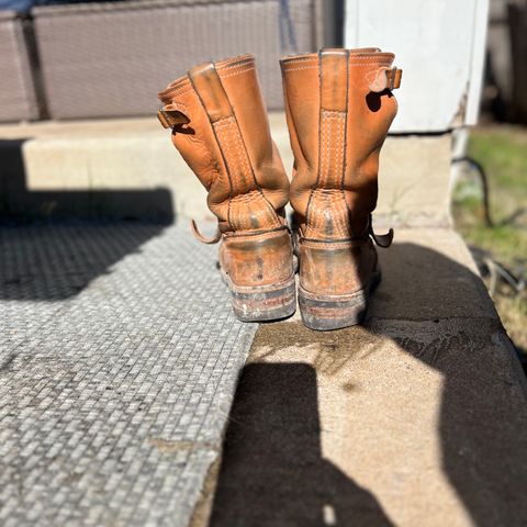 Wesco Boss Engineer Boot in Horween Natural Essex