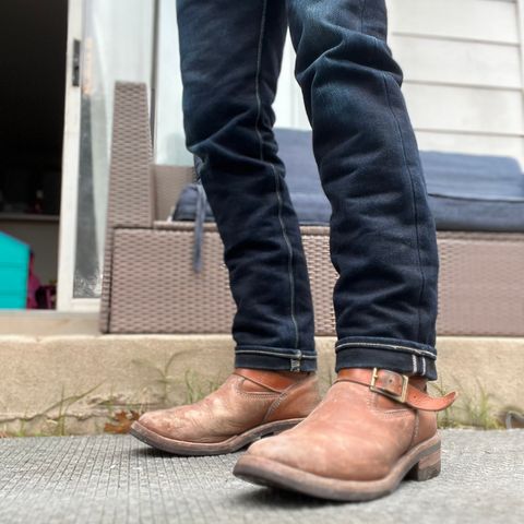 Wesco Boss Engineer Boot in Horween Natural Essex