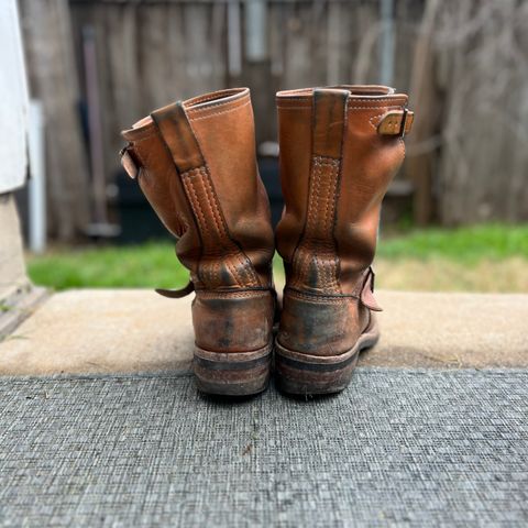 Wesco Boss Engineer Boot in Horween Natural Essex