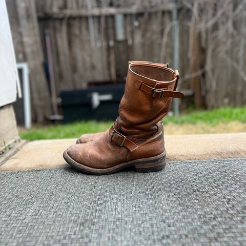 Wesco Boss Engineer Boot in Horween Natural Essex