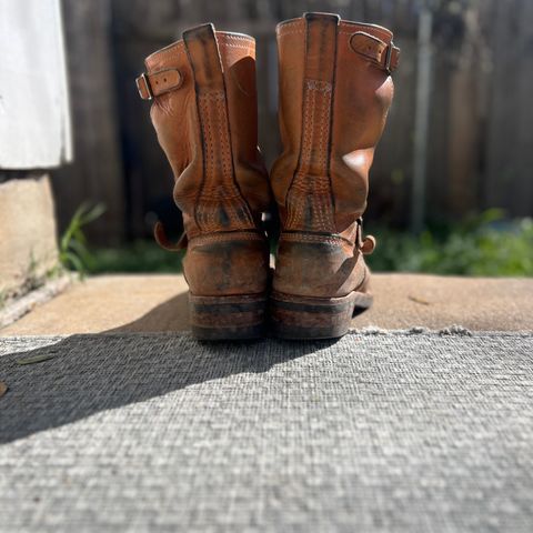 Wesco Boss Engineer Boot in Horween Natural Essex