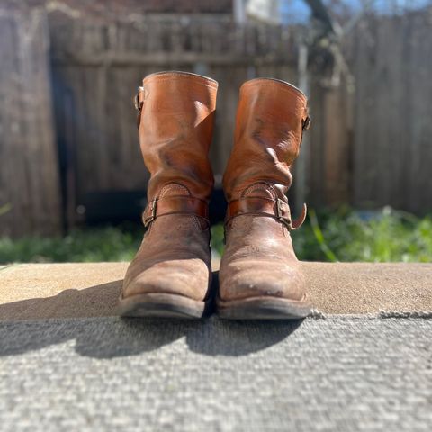 Wesco Boss Engineer Boot in Horween Natural Essex