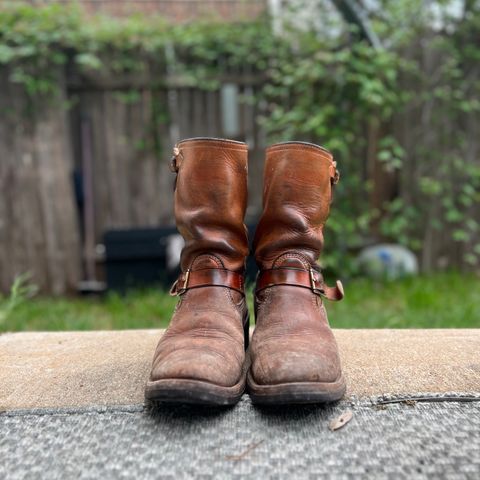 Wesco Boss Engineer Boot in Horween Natural Essex