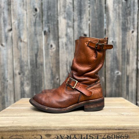 Wesco Boss Engineer Boot in Horween Natural Essex