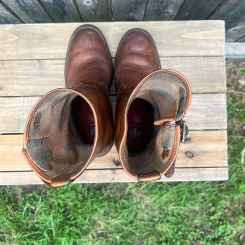 Wesco Boss Engineer Boot in Horween Natural Essex