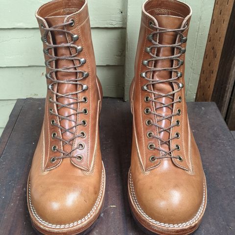 View photo of Onderhoud LCV01 Lineman Boot in Wickett & Craig Buck Brown Traditional Harness