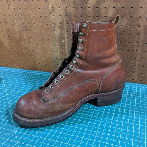 Search result thumbnail of Onderhoud LCV01 Lineman Boot in Wickett & Craig Buck Brown Traditional Harness