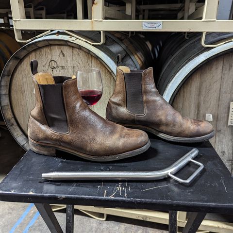 Mark Albert Chelsea Boot in Unlisted Leather