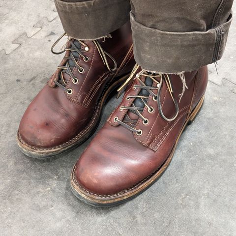 View photo of Drew's Boots 6-Inch Contractor in Rogue Smooth