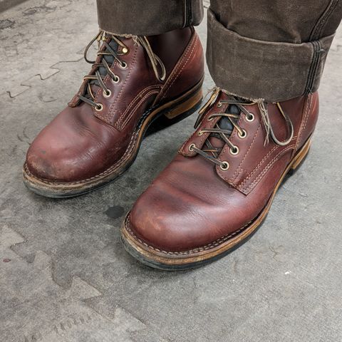 View photo of Drew's Boots 6-Inch Contractor in Rogue Smooth