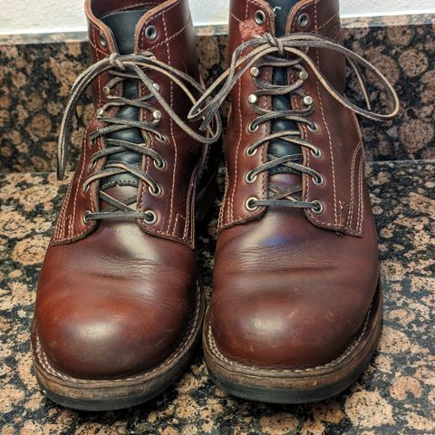 View photo of Drew's Boots 6-Inch Contractor in Rogue Smooth