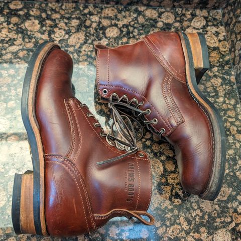 View photo of Drew's Boots 6-Inch Contractor in Rogue Smooth