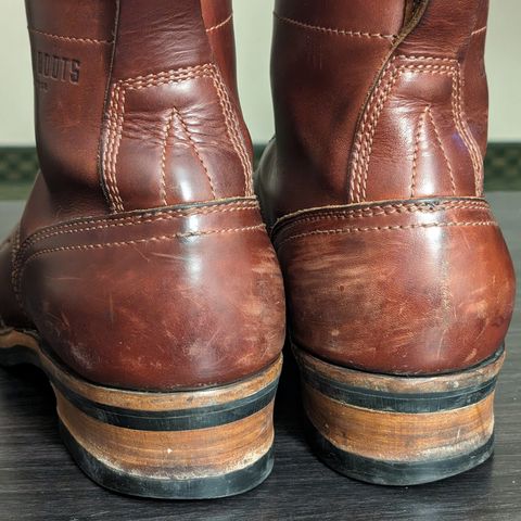 View photo of Drew's Boots 6-Inch Contractor in Rogue Smooth