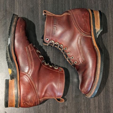 View photo of Drew's Boots 6-Inch Contractor in Rogue Smooth