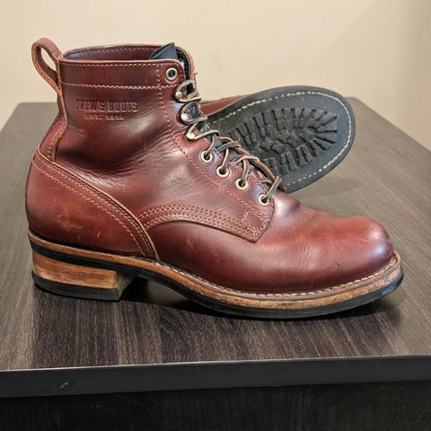 View photo of Drew's Boots 6-Inch Contractor in Rogue Smooth