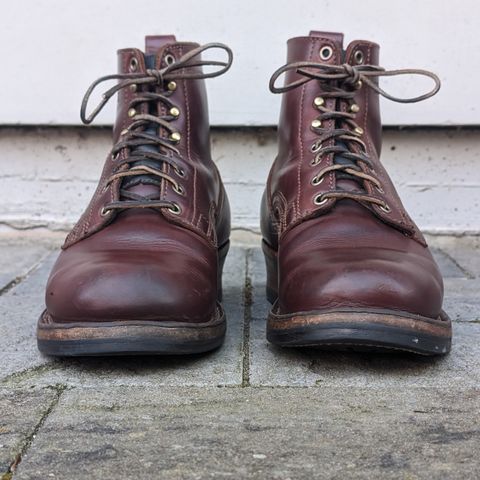 View photo of Drew's Boots 6-Inch Contractor in Rogue Smooth