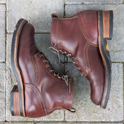 View photo of Drew's Boots 6-Inch Contractor in Rogue Smooth