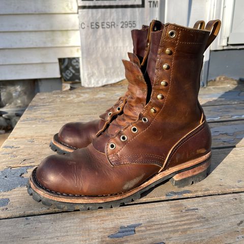 Nicks Overlander in Horween Orange Predator