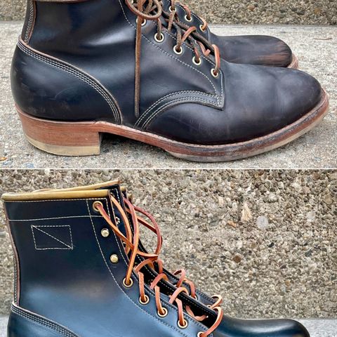 Role Club Underdogs in Shinki Hand-Finished Black Horsehide