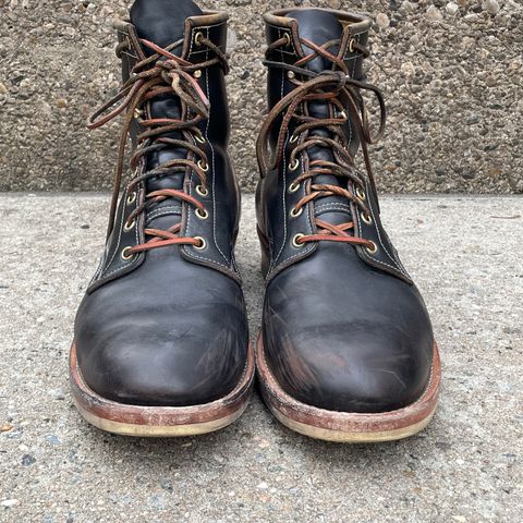 Role Club Underdogs in Shinki Hand-Finished Black Horsehide