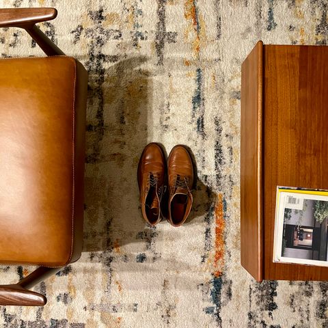 Grant Stone Edward Boot in Horween Honey Glazed Shell Cordovan