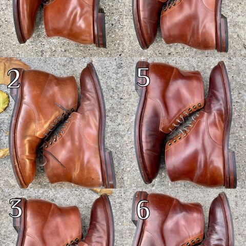 Grant Stone Edward Boot in Horween Honey Glazed Shell Cordovan