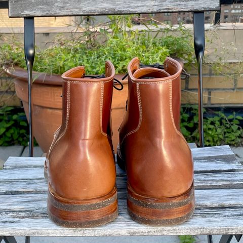 Viberg Service Boot PCT in Horween Natural Shell Cordovan