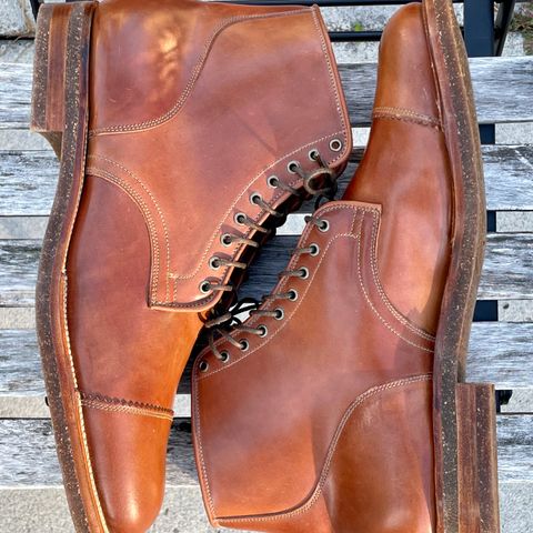 Viberg Service Boot PCT in Horween Natural Shell Cordovan
