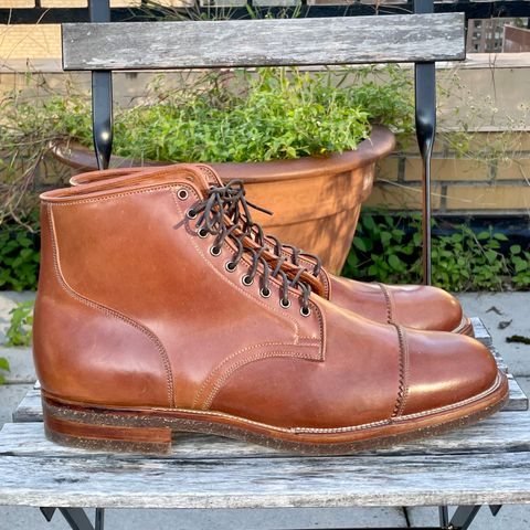 Viberg Service Boot PCT in Horween Natural Shell Cordovan