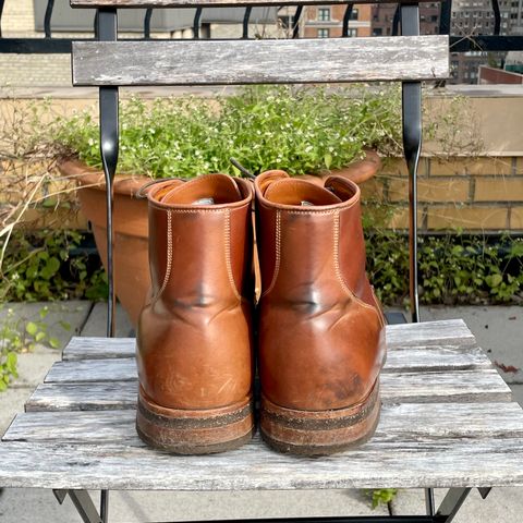 Viberg Service Boot PCT in Horween Natural Shell Cordovan