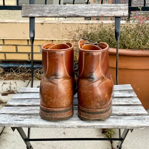 Viberg Service Boot PCT in Horween Natural Shell Cordovan