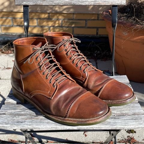 Viberg Service Boot PCT in Horween Natural Shell Cordovan