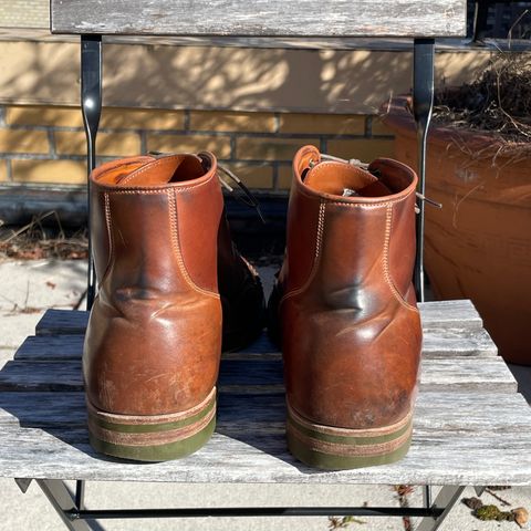Viberg Service Boot PCT in Horween Natural Shell Cordovan