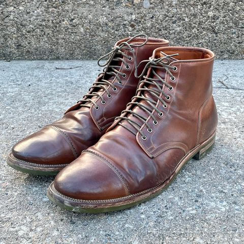 Viberg Service Boot PCT in Horween Natural Shell Cordovan