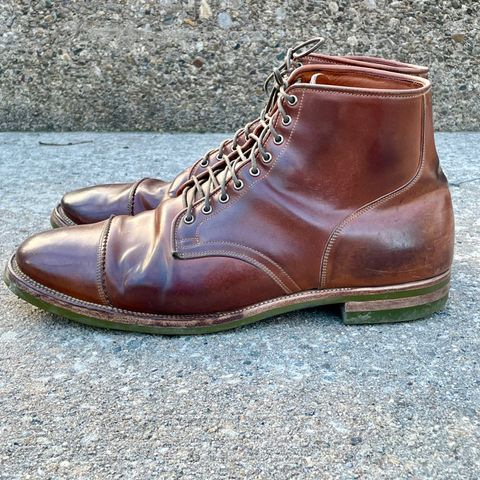 Viberg Service Boot PCT in Horween Natural Shell Cordovan