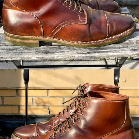 Viberg Service Boot PCT in Horween Natural Shell Cordovan