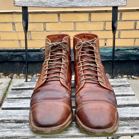 Viberg Service Boot PCT in Horween Natural Shell Cordovan