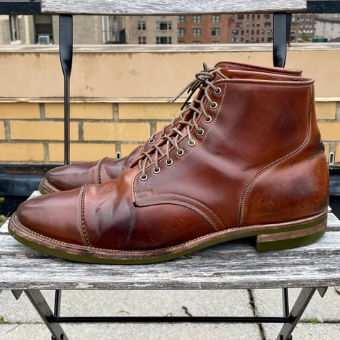 Viberg Service Boot PCT in Horween Natural Shell Cordovan