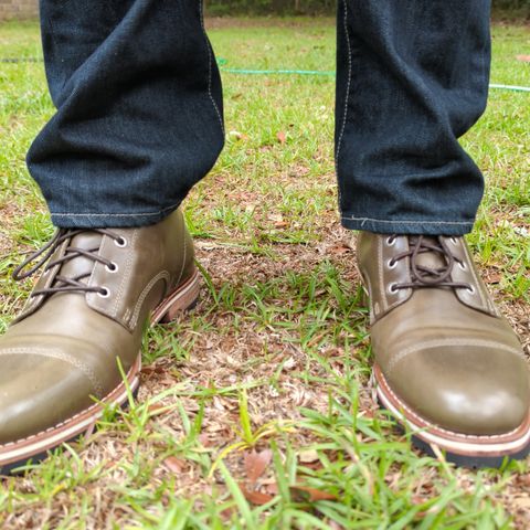 HELM The Hollis in Horween Olive Chromexcel