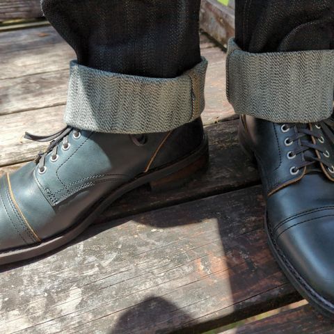 View photo of Thursday Vanguard in Horween Indigo Chromexcel